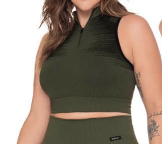 Military Green Top